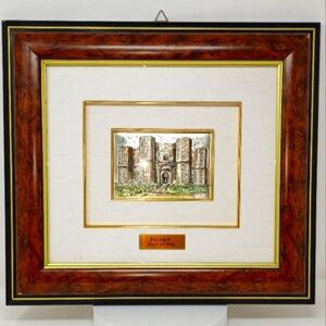 Castel del Monte, Italy engraving.